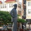 Here is a statue of Charles Hays